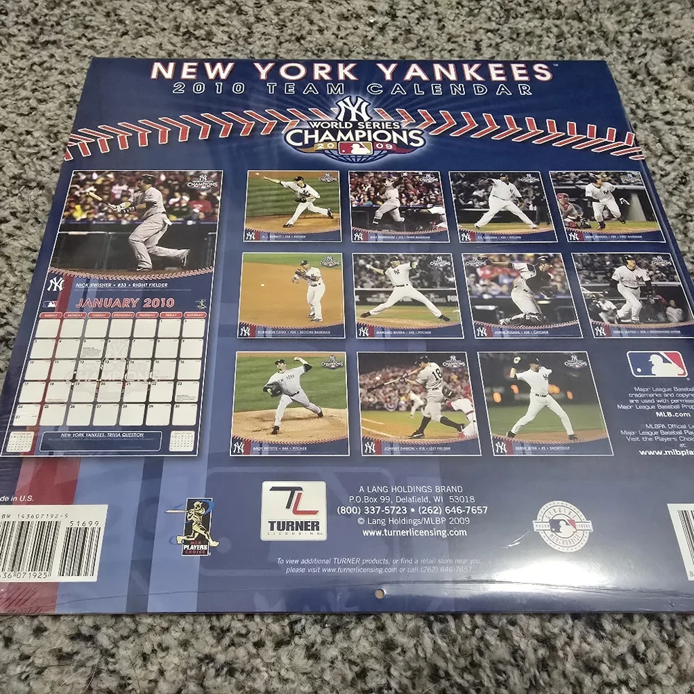 🆕️ 2 New York Yankees Team Calendars